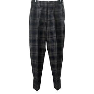 Pesercio Plaid Cuffed Trouser Pants Size 40